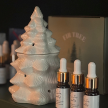 Load image into Gallery viewer, Ceramic Fir Tree Burner