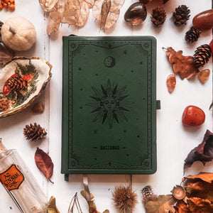 Celestial Notebook - Green