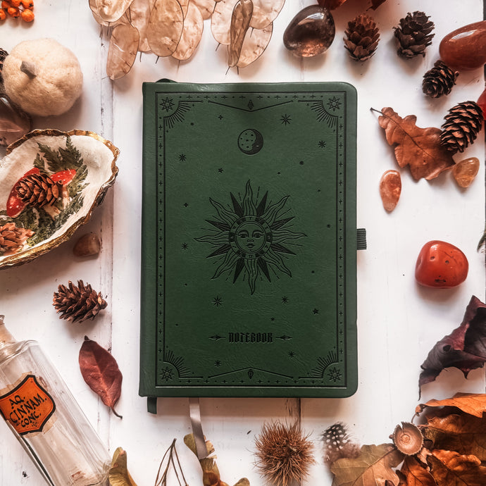 Celestial Notebook - Green